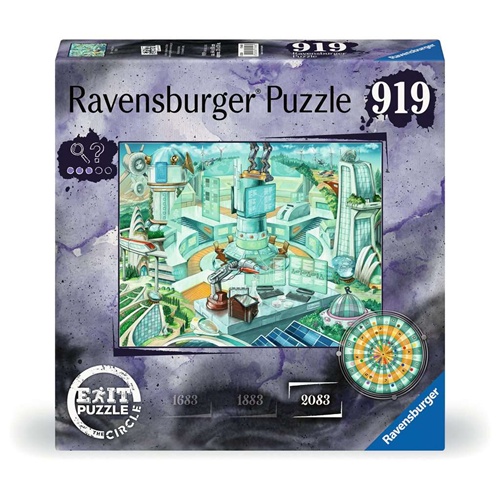 Sestavljanka Ravensburger EXIT The Circle - Leto 2083, 919 delov, od 14. let