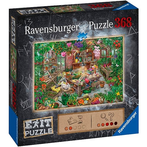 Sestavljanka Ravensburger: EXIT v rastlinjaku 368 kosov, od 12. let