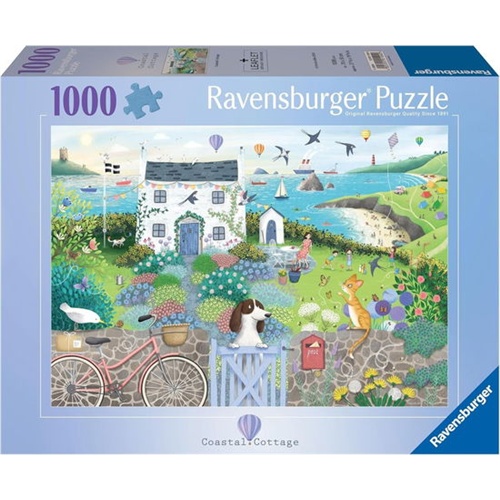 Sestavljanka Ravensburger: Koča na obali (1000 kosov), od 14. let