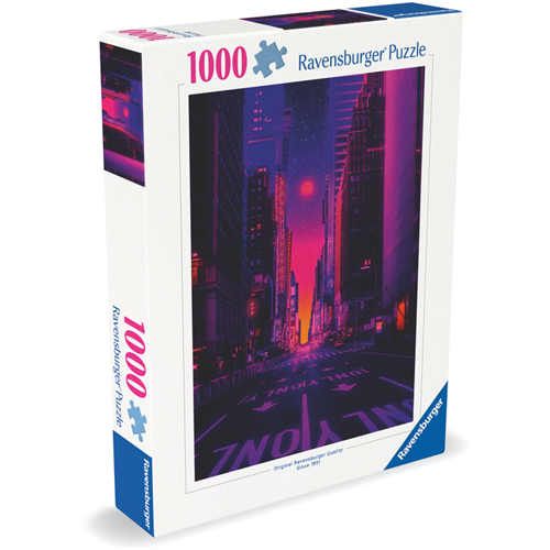 Sestavljanka Ravensburger. New York v neonski barvi (1000 kosov), od 14. let