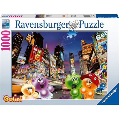 Sestavljanka Ravensburger: Time Square (1000 kosov), od 14. let