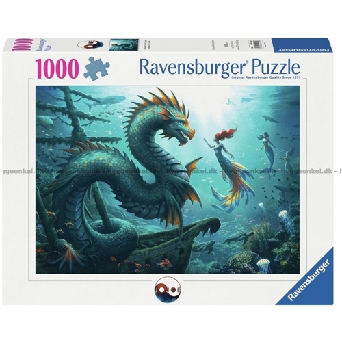 Sestavljanka Ravensburger:  Začarane globine (1000 kosov), od 14. let