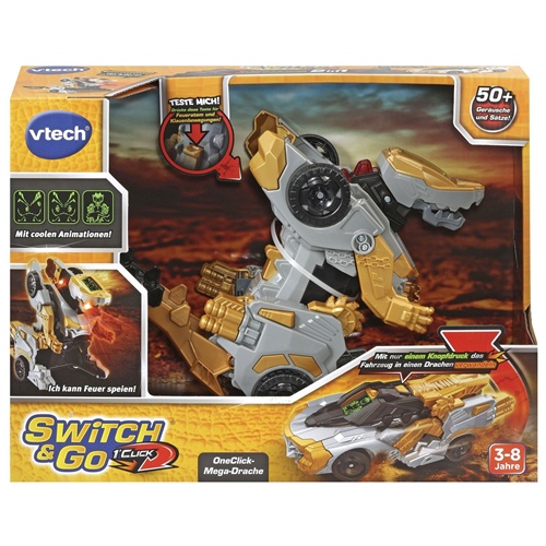 Spielfigur Vtech Switch &amp; Go Dinos - OneClick-Mega-Drache