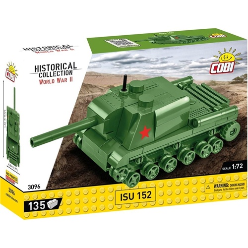 Tank  Cobi ISU 152 (merilo 1:72), 135 kos, od 6. let
