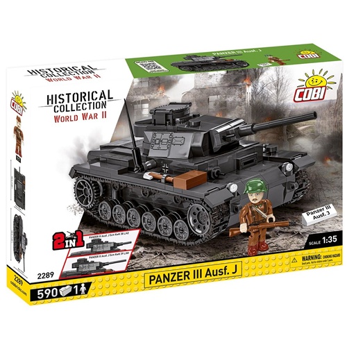 Tank Cobi Panzer III Ausf.J (merilo 1:35), 590 kos, od 8. let