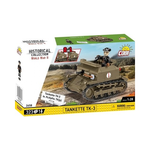 Tank Cobi Tankette TK-3 (merilo 1:28), 323 kos, od 8. let