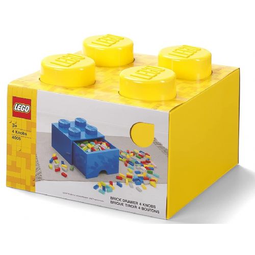 Lego®: Škatla za shranjevanje z gradnikom 4 - Rumena (40051732)