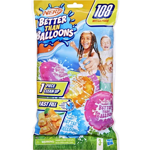 Vodna igrača Nerf Super Soaker Better Than Ballons, 108 kosov