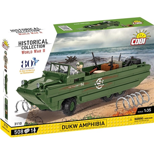 Vozilo Cobi DUKW Amphibia  (merilo 1:35), 508 kos, od 8. let