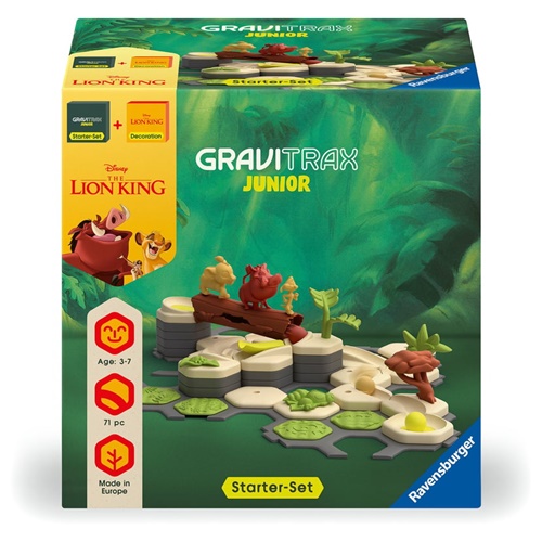 Začetki set GraviTrax Junior Starter-Set Lion King, od 3. let