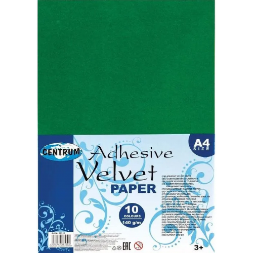 Žametni papir A4 samolepilni