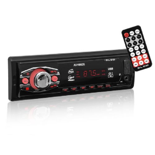 12V 1DIN avtoradio 4x25W MP3 USB SD MMC Bluetooth