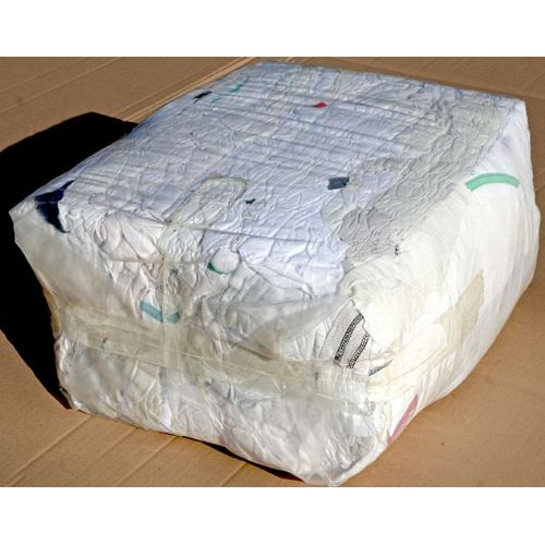 bombažne krpe 10kg bela