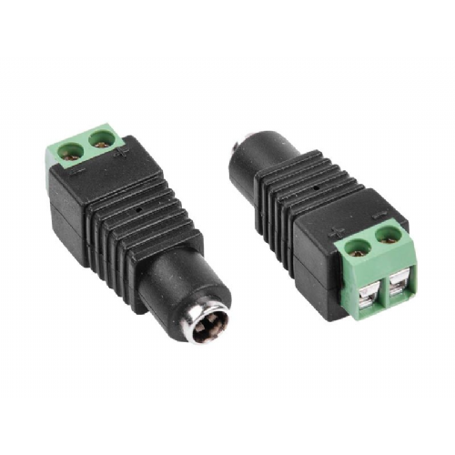 DC konektor ženski 2.1 x 5.5 z vijaki