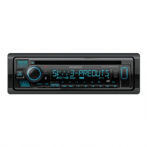 Avtoradio Kenwood KDCBT960DAB Bluetooth DAB+, USB, 1 DIN, črna