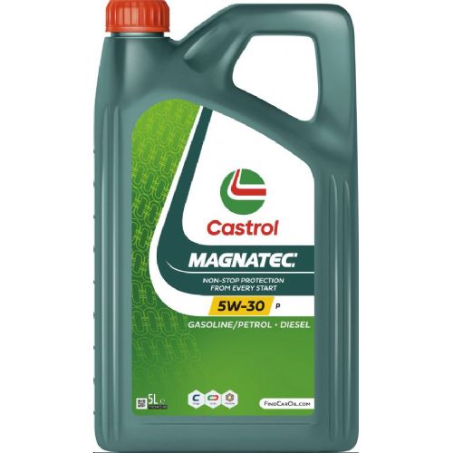 Motorno olje Castrol Magnatec 5W30 P, za dizelske in bencinske motorje, 5L