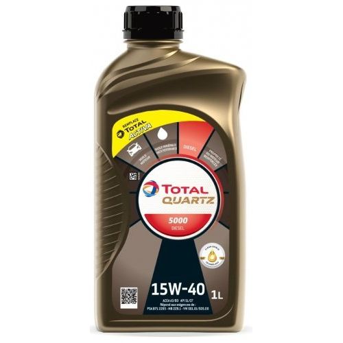 Olje Total Quartz 5000 15W40 1L
