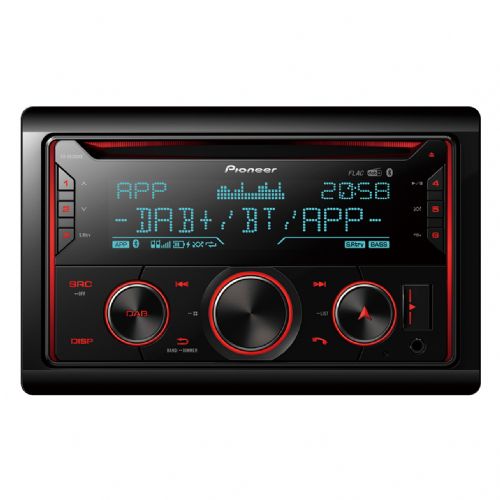 Avtoradio Pioneer FH-S820DAB 2 DIN, Bluetooth, DAB+, USB, 200 W