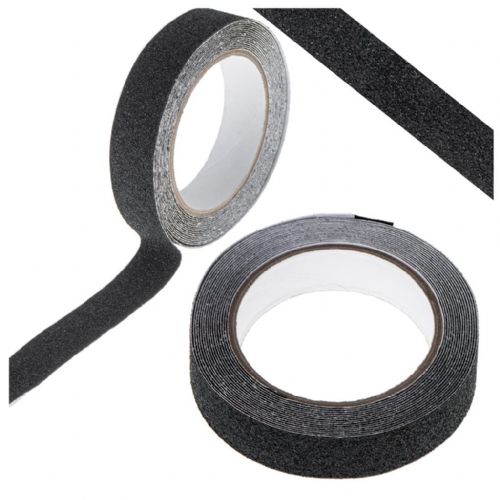 Samolepilni protizdrsni trak 25mm - 5m črn