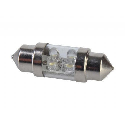 Žarnica T10*31 - 4LED 12V bela