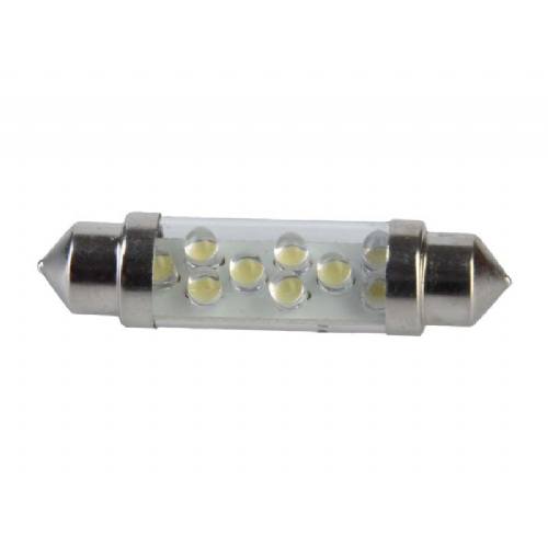 Žarnica T10*42 - 9LED 12V bela