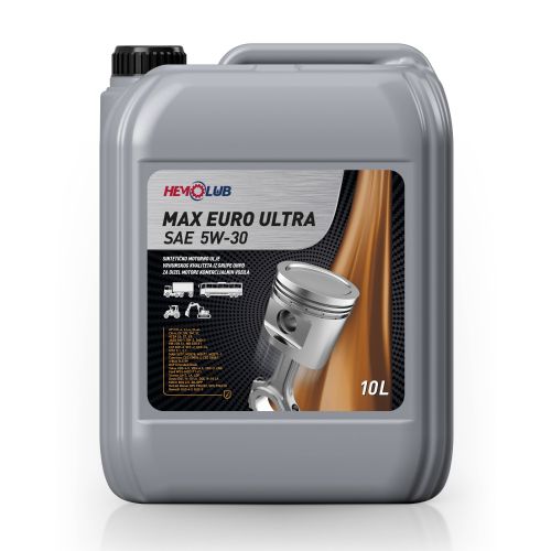 Motorno olje Hemolub Max Euro Ultra 5W30 za dizelske in bencinske motorje, 10L