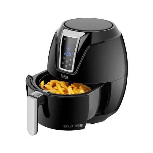 Cvrtnik na zrak brez maščobe 1300W LCD touch, 3200ml friteza, črn