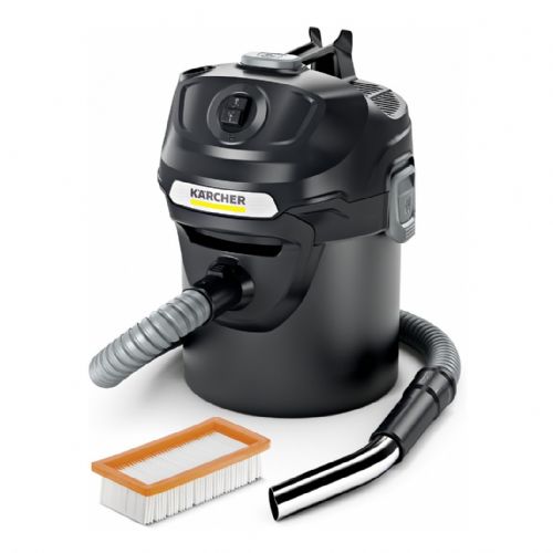 Sesalnik za pepel Kärcher AD 2 1.629-711-0 , 600 W, 14 l, kovinska posoda, ReBoost čiščenje filtra, fleksibilna cev