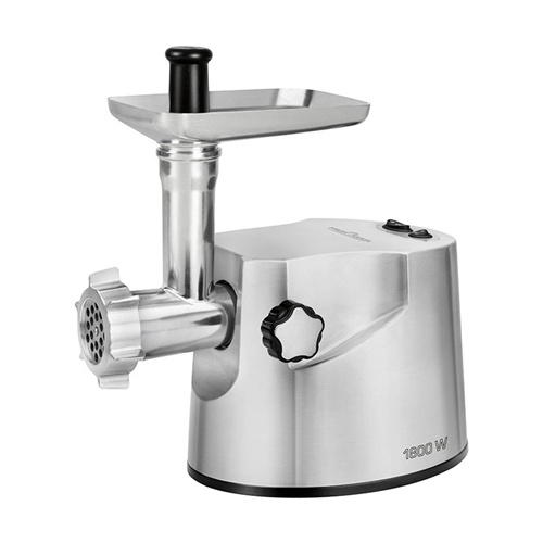 Aparat za mletje mesa Proficook PCFW1172, 2 kg/min, 1800 W, srebrna