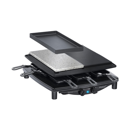 Aparat za raclette Steba RC 4 Plus Deluxe, črn