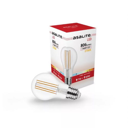 Asalite LED 7W, E27, 2700K, 806lm 2u1be25ub0i