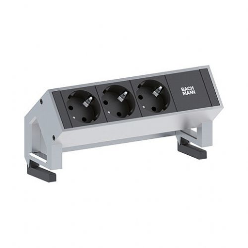 BACHMANN DESK2 3x zaščitni kontakt GST18 Inox