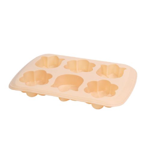 Bewello silikonski model za peko - cvetovi 6 kosov - muffin 6 x 3 cm