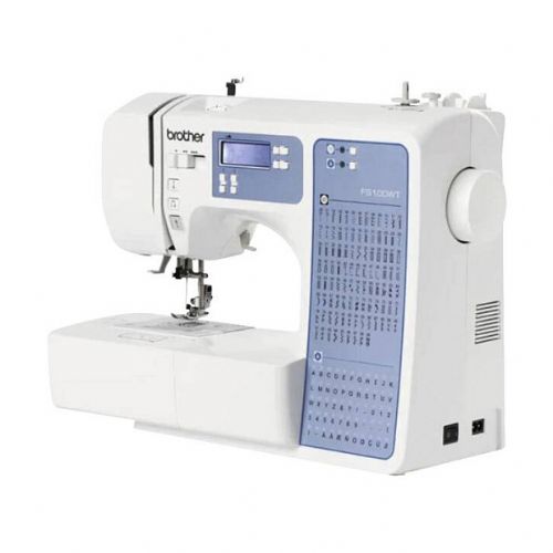 Šivalni stroj Brother FS100WT električni, 100 programov, LCD zaslon, overlock, samodejni vdevalec niti