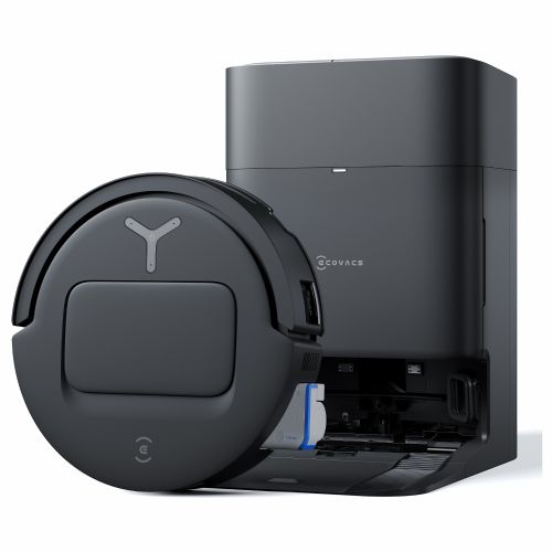 Robotski sesalnik Ecovacs Deebot T80 OMNI črn, 18.000 Pa, mokro in suho čiščenje, OMNI postaja, LiDAR navigacija, 6.400 mAh baterija 9821133909