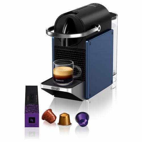 Kavni aparat DeLonghi Nespresso Pixie EN črn/moder, 19 barov, 1 l, kapsule, samodejni izklop