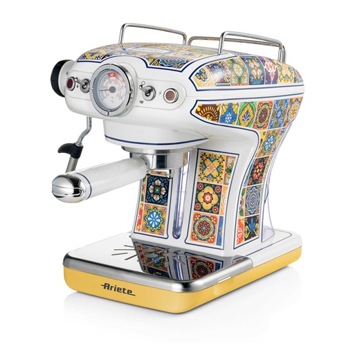 Espresso kavni avtomat Ariete 13891P Positano, 850 W, 15 bar, 0.9 l, večbarvna