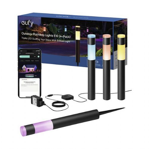 Vrtne luči Eufy LED RGBWW, paket 4 lučk