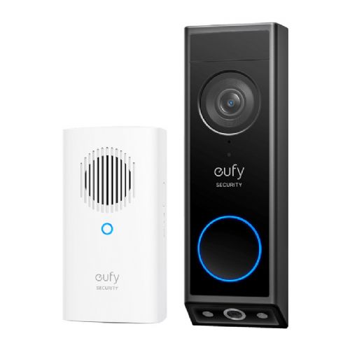 Pametni domofon Eufy E340 brezžični, 2K video, nočni vid, vodoodporen, vgrajen mikrofon