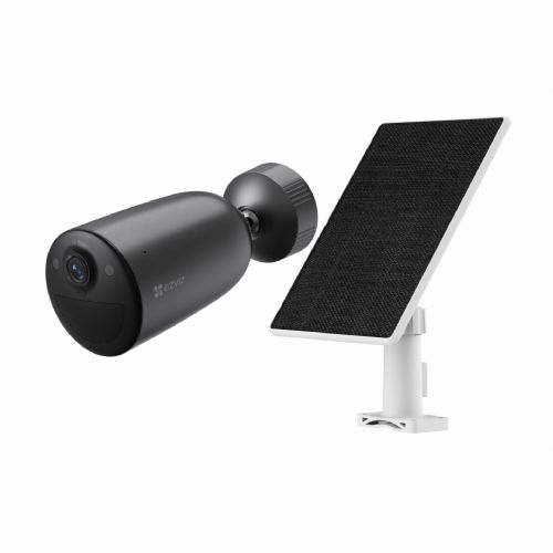 Brezžična LTE kamera EZVIZ EB3 4G Kit s solarnim panelom, 2K ločljivost, AI zaznavanje, IP65, 5200 mAh baterija