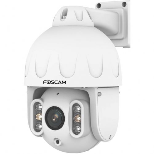 Varnostna kamera Foscam SD8EP 4K, motorizirana P&T, optični zoom 4x, nočni vid do 50 m, PoE, IP66, bela