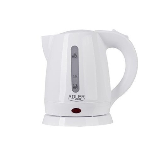 Grelnik vode Adler AD1272, 1 L, 1600 W, bela