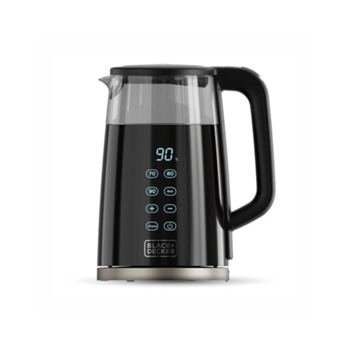 Grelnik vode Black-Decker BXKE2206E, 1.7 L, 7 nastavitev, 2200 W, črna