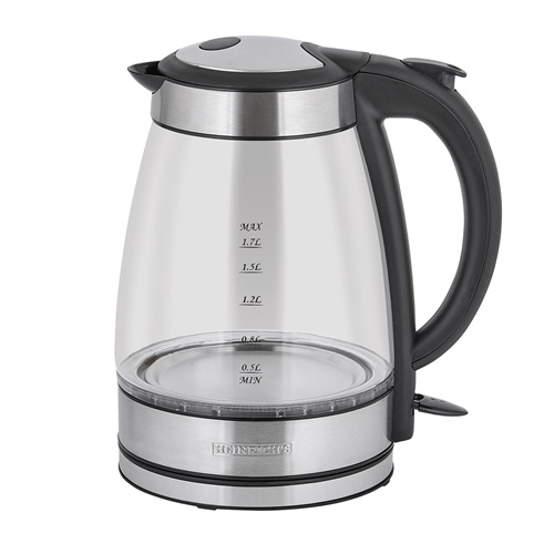 Grelnik vode Heinrich  HWK8853, 1.7 L, siva/steklo