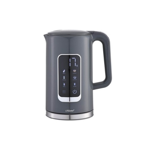 Grelnik vode Maestro MR-024 1,7 L 1850-2200 W nadzor temperature kazalnik nivoja vode sivo-črn