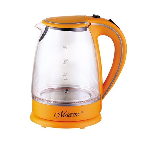 Grelnik vode Maestro MR 064 oranžni, 1.7 L, 2000 W