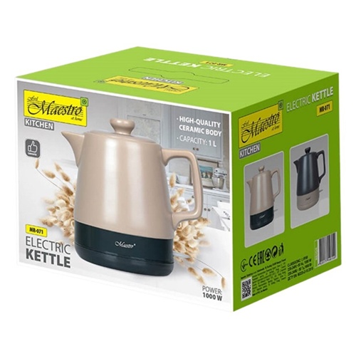 Grelnik vode Maestro MR 071 bež, 1 L, 1000 W