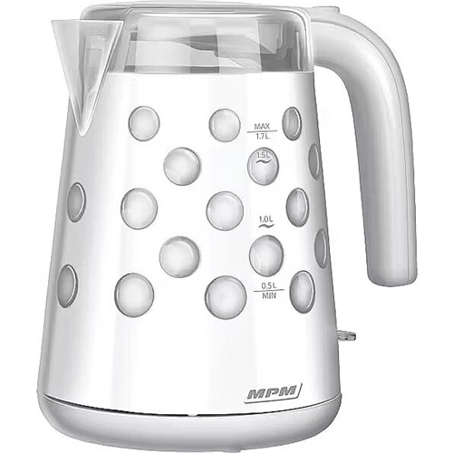 Grelnik vode MPM MCZ-86, 1.7 L, 2200 W, bela