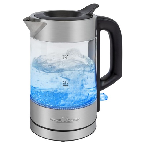 Grelnik vode ProfiCook PC-WKS 1229 G, 1 L, črna