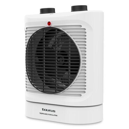 Oscilacijski grelnik Taurus FH2402, 2400 W, 2 hitrosti, funkcija ventilatorja, termostat, IP21, zaščita pred prevračanjem
